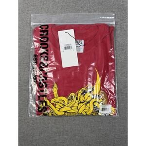 Crooks & Castles Medusa Ribbon Tee Red XL – New in Bag